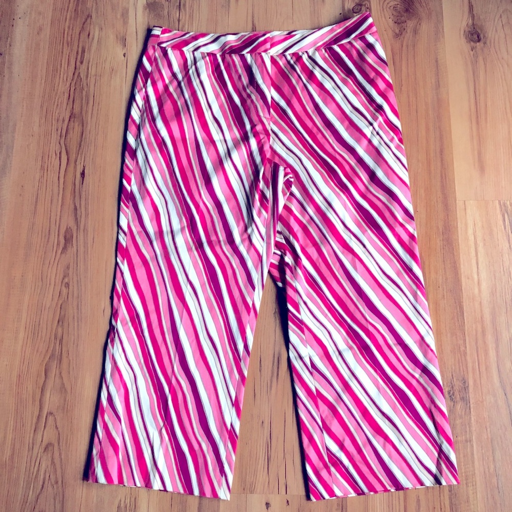 NEW MAGASCHONI Capri Pants Pink Size 8 Women’s NWOT